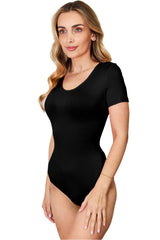 Basic Bae Bamboo Full Size Short Sleeve Bodysuit - Women's Fashion - Chic Yana