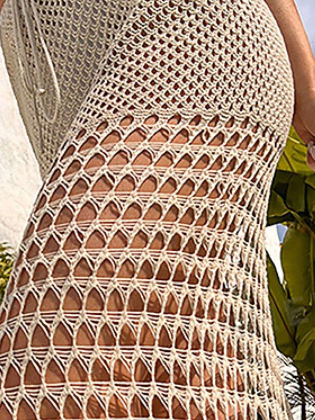 Tied Hollow Out Cover Up Skirt - Stylish and Trendy Women's Fashion from Chic Yana's Fashion