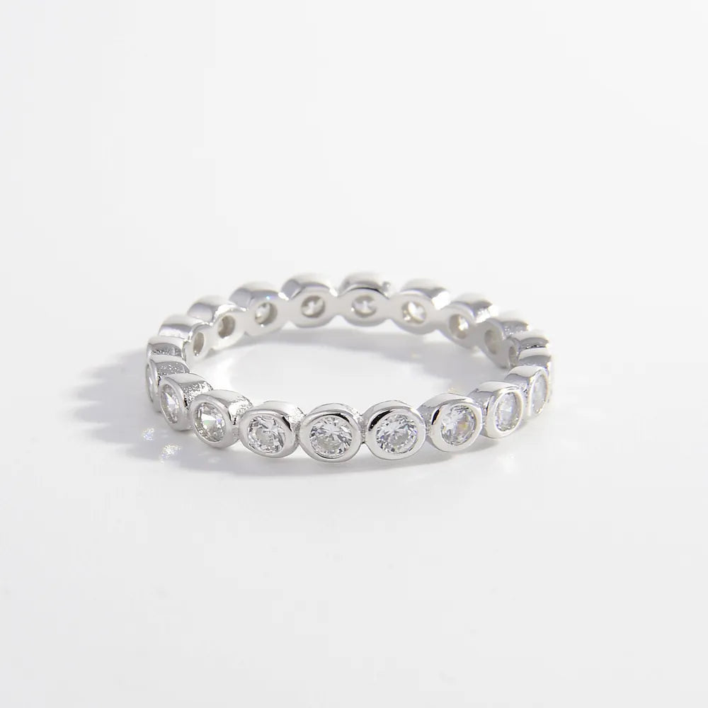 925 Sterling Silver Zircon Ring - Fashion Jewelry by Chic Yana's Fashion