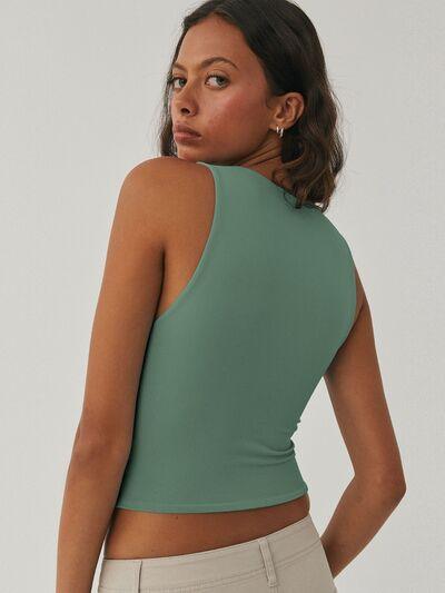 Round Neck Cropped Tank - Chic Yana's Fashion