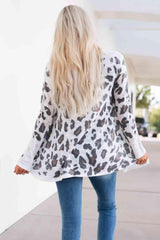 Printed Long Sleeve Cardigan 1 - Chic Yana's Fashion