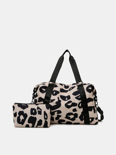 Oxford Cloth Leopard 2-Piece Bag Set in action – The perfect Accessories for any season.