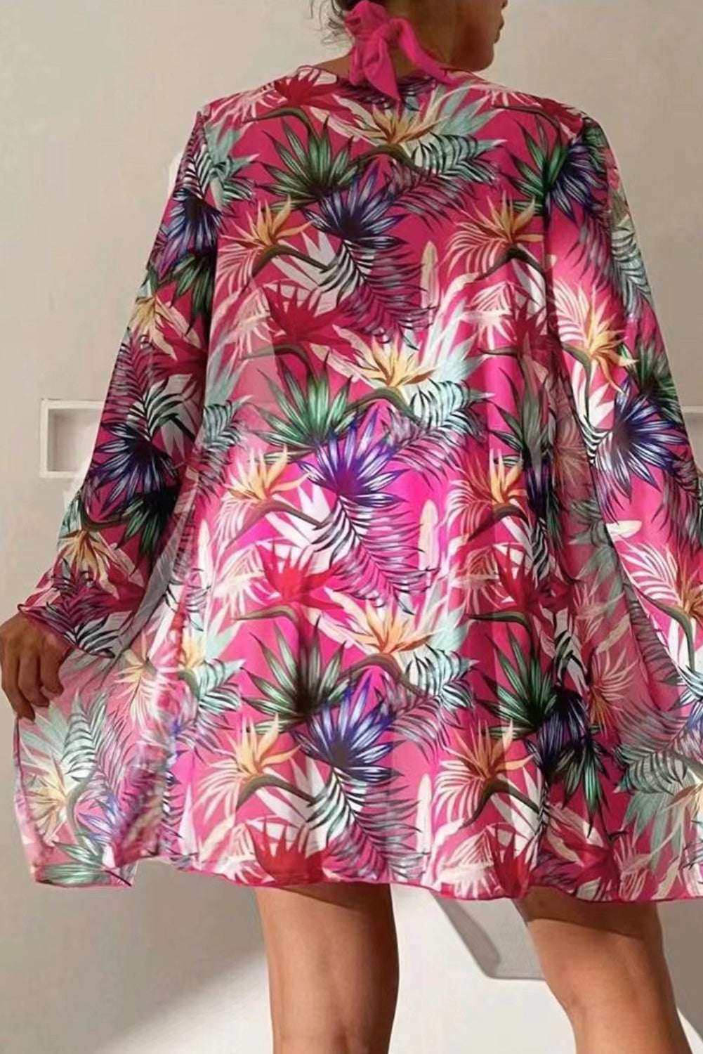 Printed Halter Neck Three Piece Swim Set - Stylish and Trendy Women's Fashion from Chic Yana's Fashion