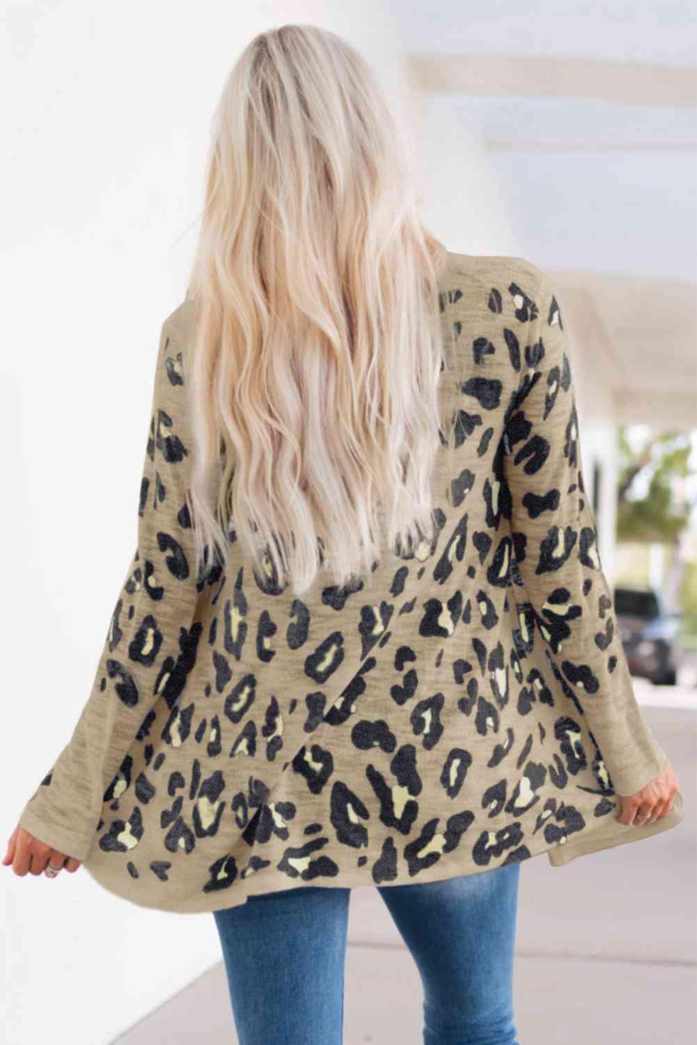 Printed Long Sleeve Cardigan 1 - Chic Yana's Fashion