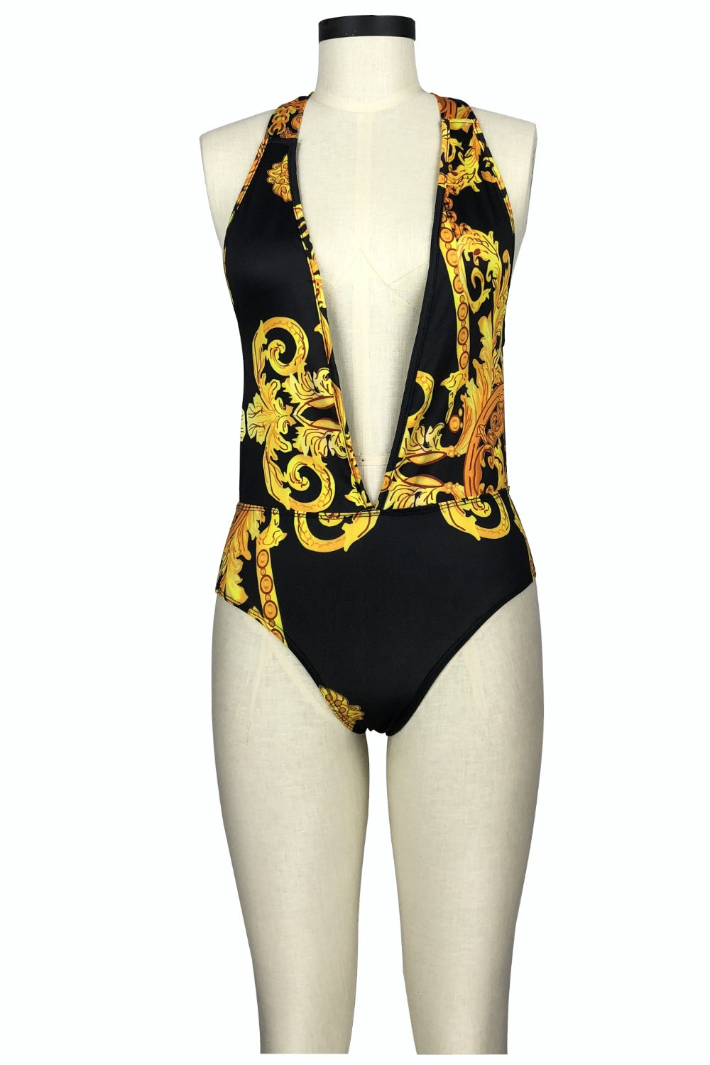Printed Plunge One-Piece and Cover Up Swim Set – Chic Yana’s Fashion