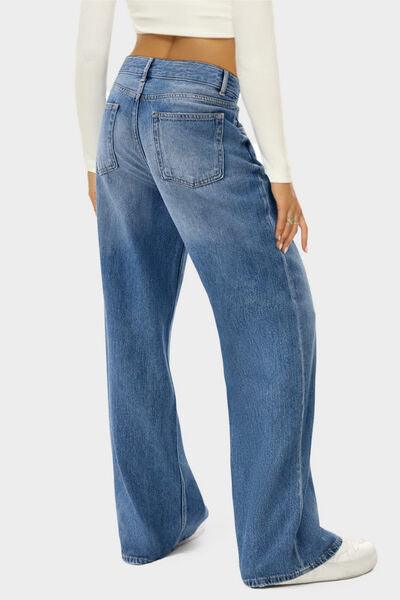 High Waist Wide Leg Jeans - Chic Yana's Fashion