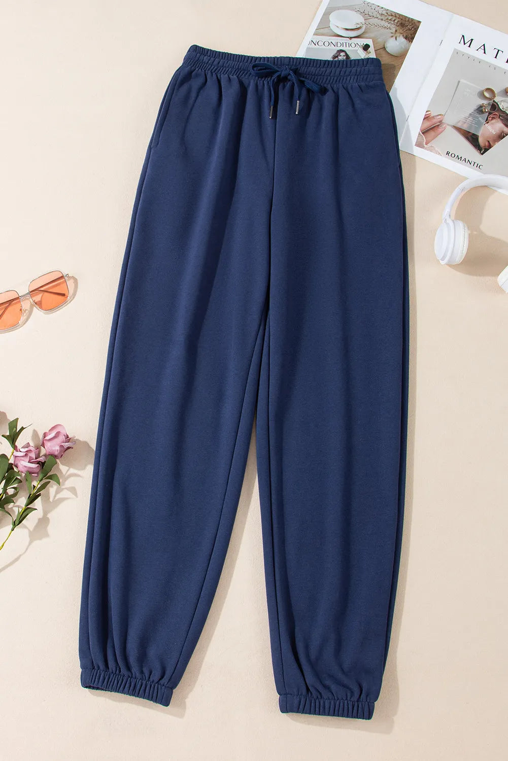 Drawstring Joggers with Pockets – stylish women's fashion from Chic Yana's Fashion