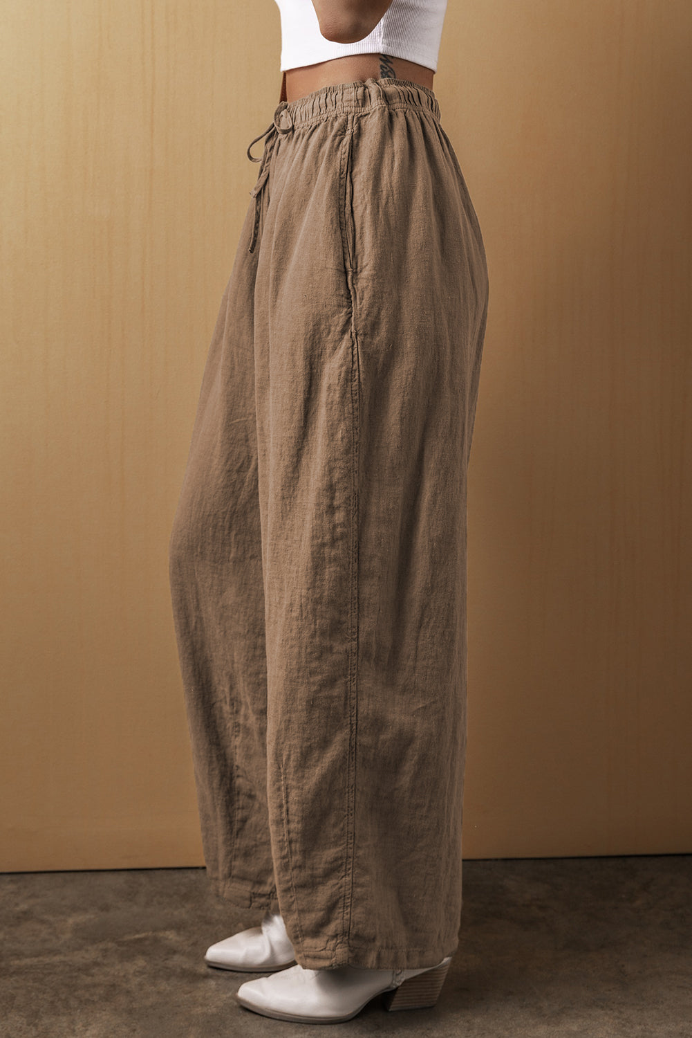 Drawstring Wide Leg Pants - Chic Yana’s Fashion
