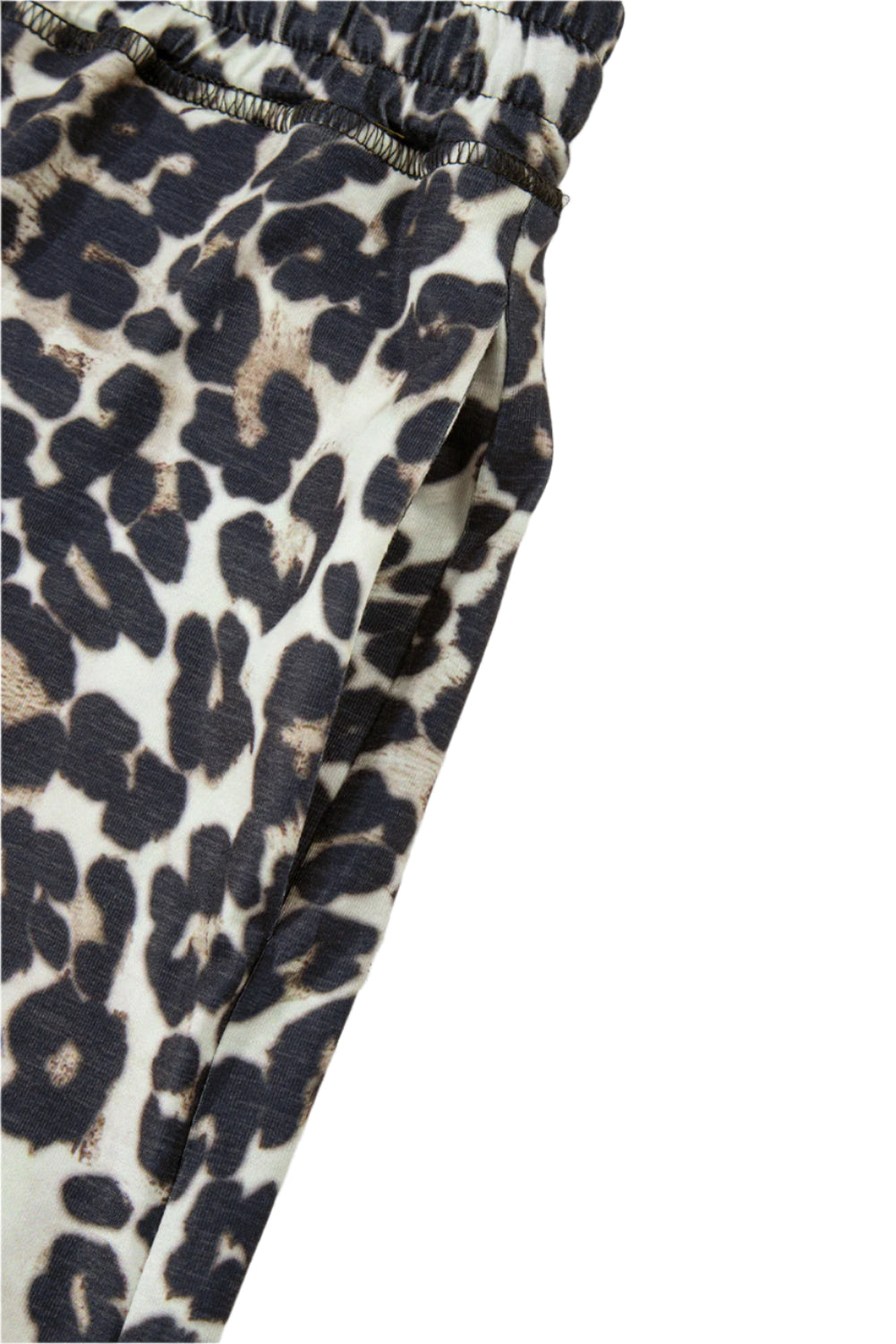 Leopard Round Neck Top and Shorts Set - Shop Now at Chic Yana's Fashion