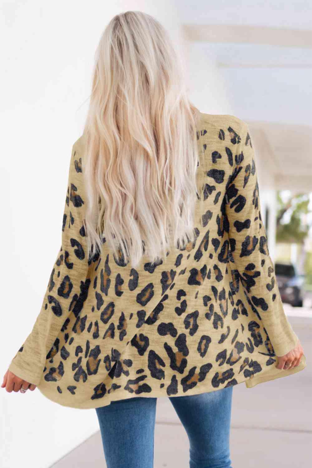 Printed Long Sleeve Cardigan 1 - Chic Yana's Fashion