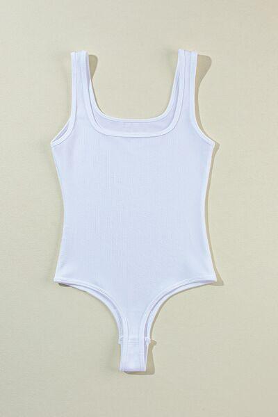 Scoop Neck Sleeveless Bodysuit - Chic Yana's Fashion