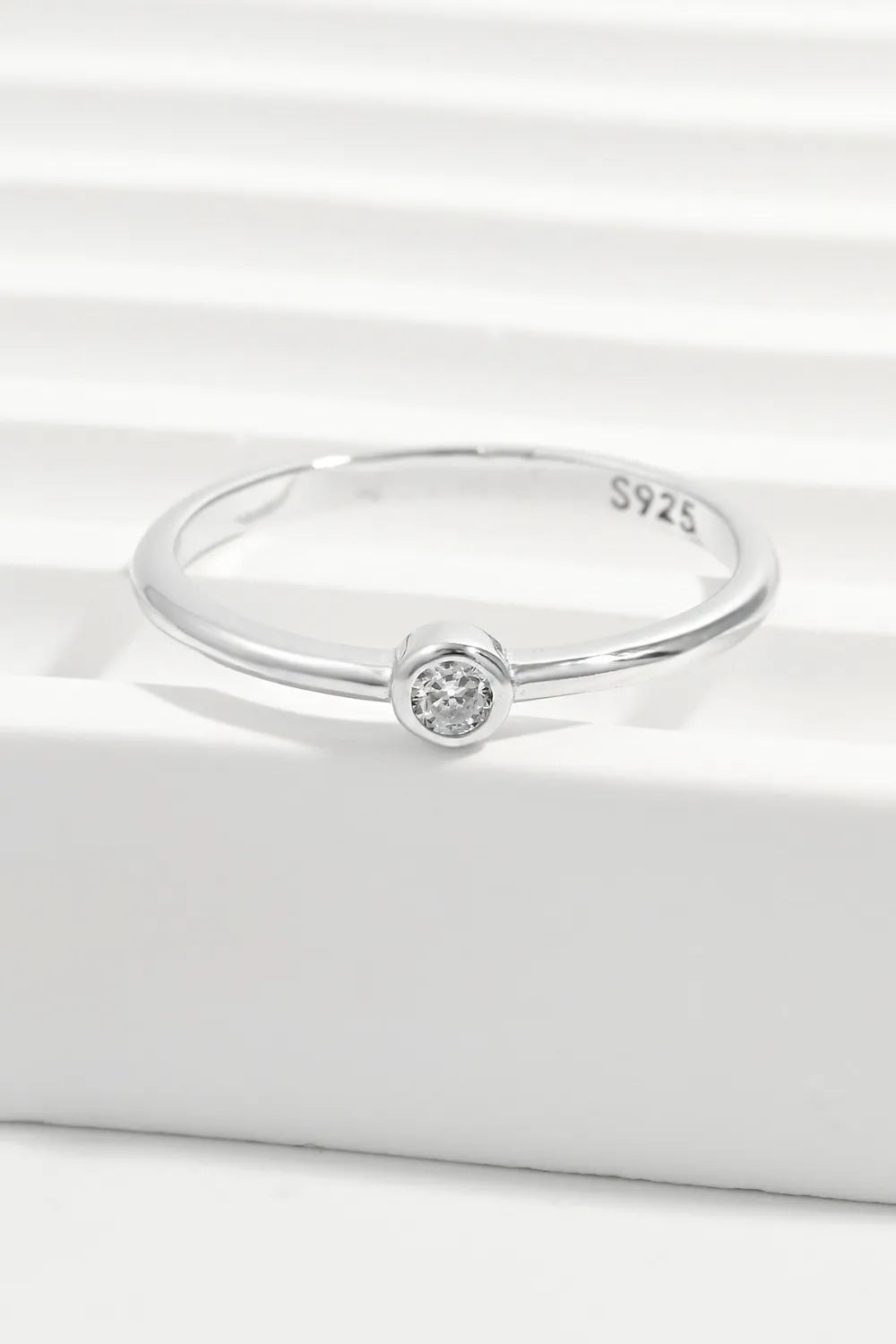925 Sterling Silver Inland Zircon Ring - Fashion Jewelry by Chic Yana's Fashion