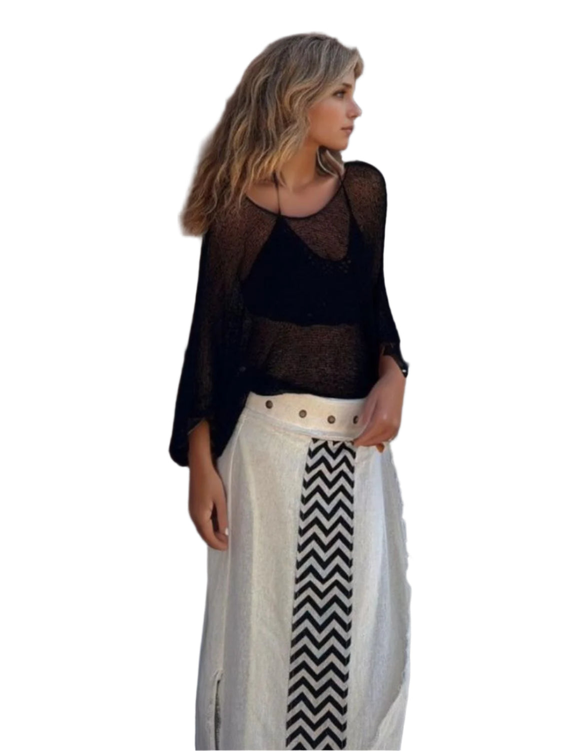 Round Neck Long Sleeve Cover Up - Stylish and Trendy Women's Fashion from Chic Yana's Fashion