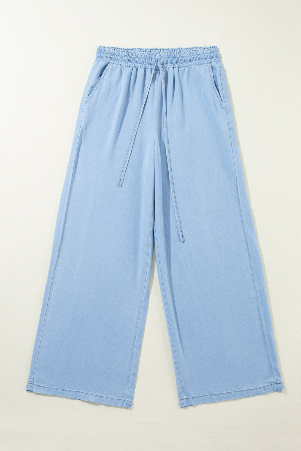 Buy Drawstring Wide Leg Jeans Online - Stylish & Comfortable | Chic Yana's Fashion