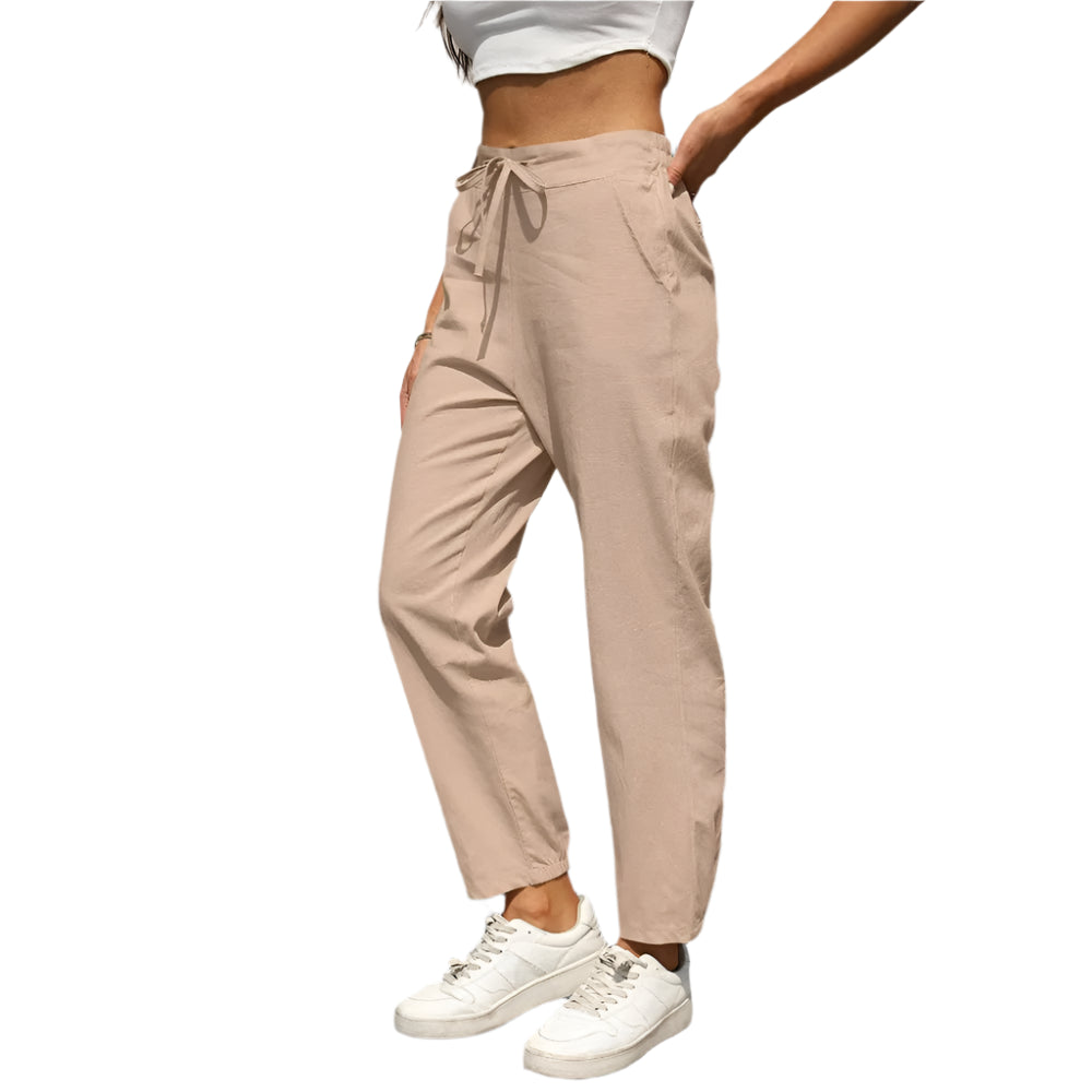 Elastic Waist Tapered Pants – stylish women's fashion from Chic Yana's Fashion
