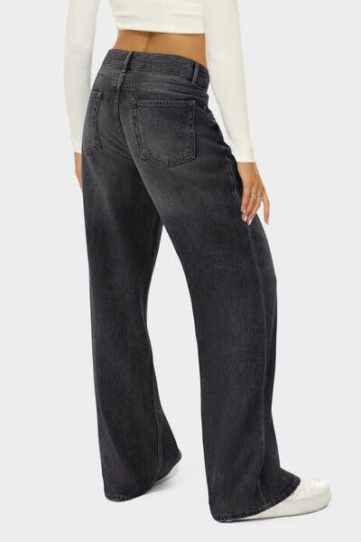 High Waist Wide Leg Jeans - Chic Yana's Fashion