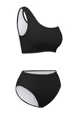 Single Shoulder Bikini Set - Stylish and Trendy Women's Fashion from Chic Yana's Fashion