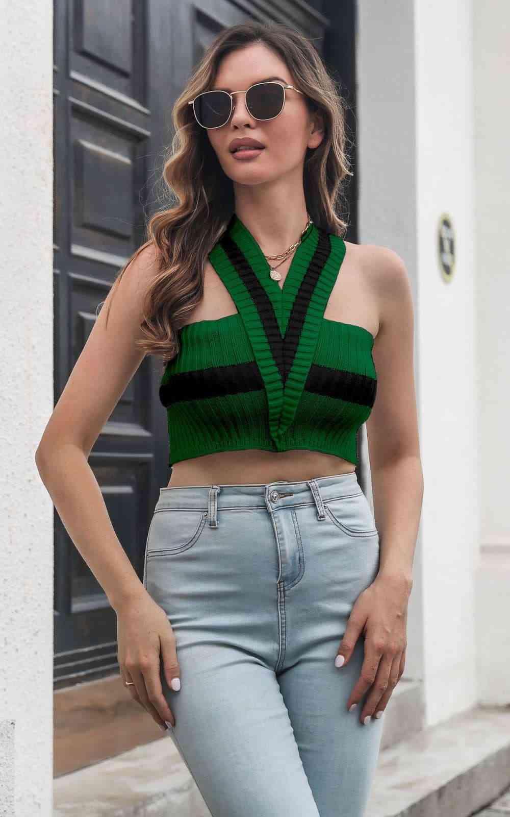 Grecian Sleeveless Sweater Vest - Chic Yana's Fashion