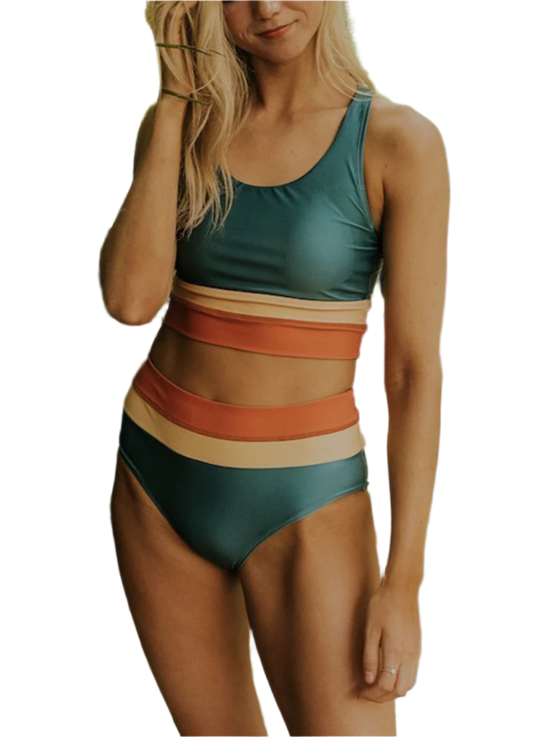Cutout Contrast Wide Strap Two-Piece Swim Set – Chic Yana’s Fashion