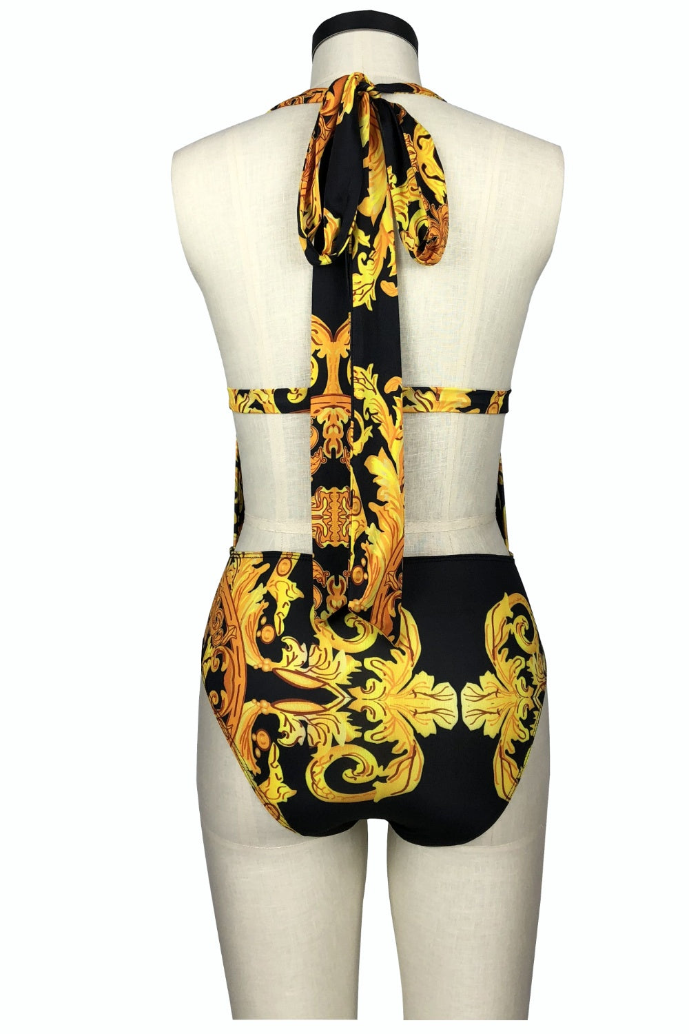 Printed Plunge One-Piece and Cover Up Swim Set – Chic Yana’s Fashion