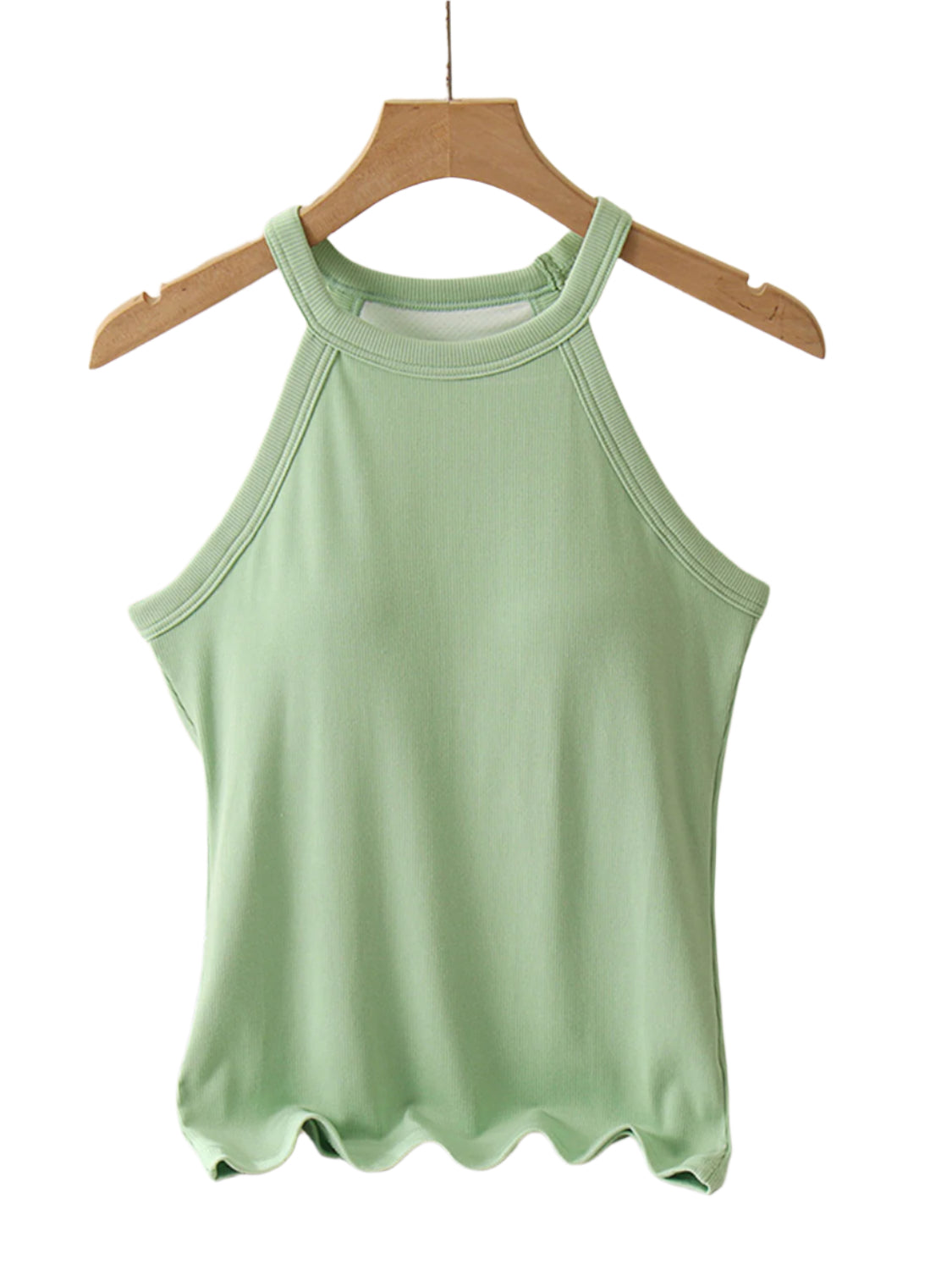 Grecian Neck Tank With Chest Pads - High-Quality Fashion | Chic Yana