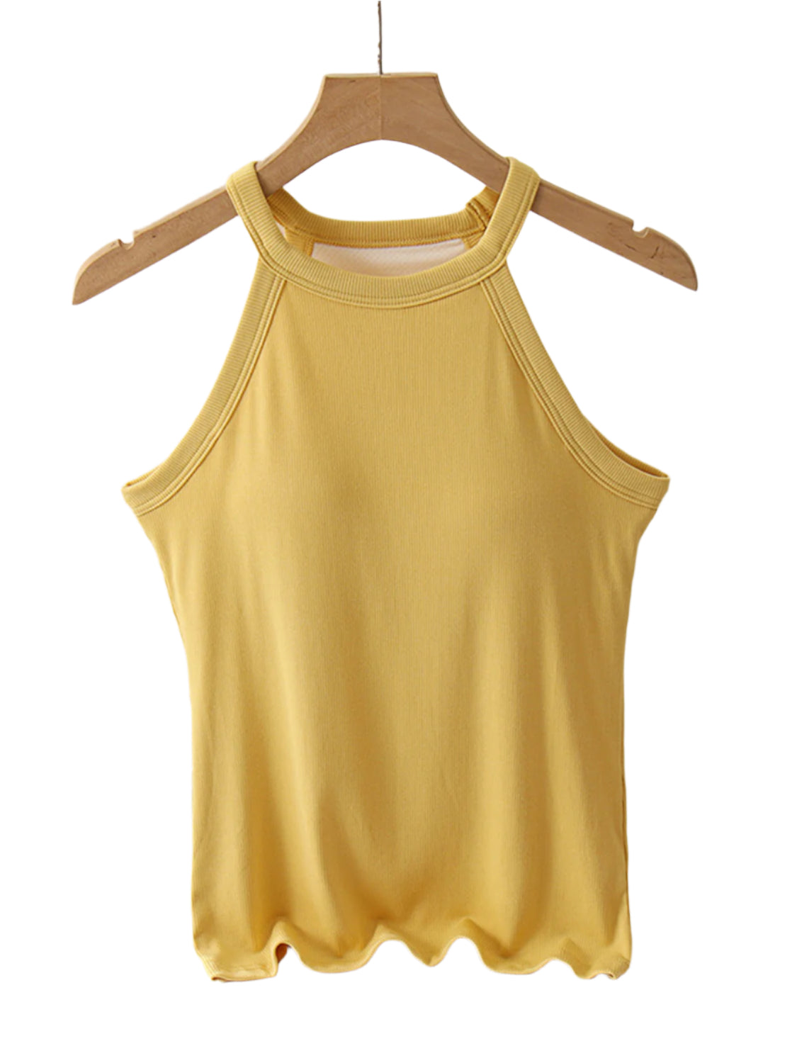 Grecian Neck Tank With Chest Pads - High-Quality Fashion | Chic Yana