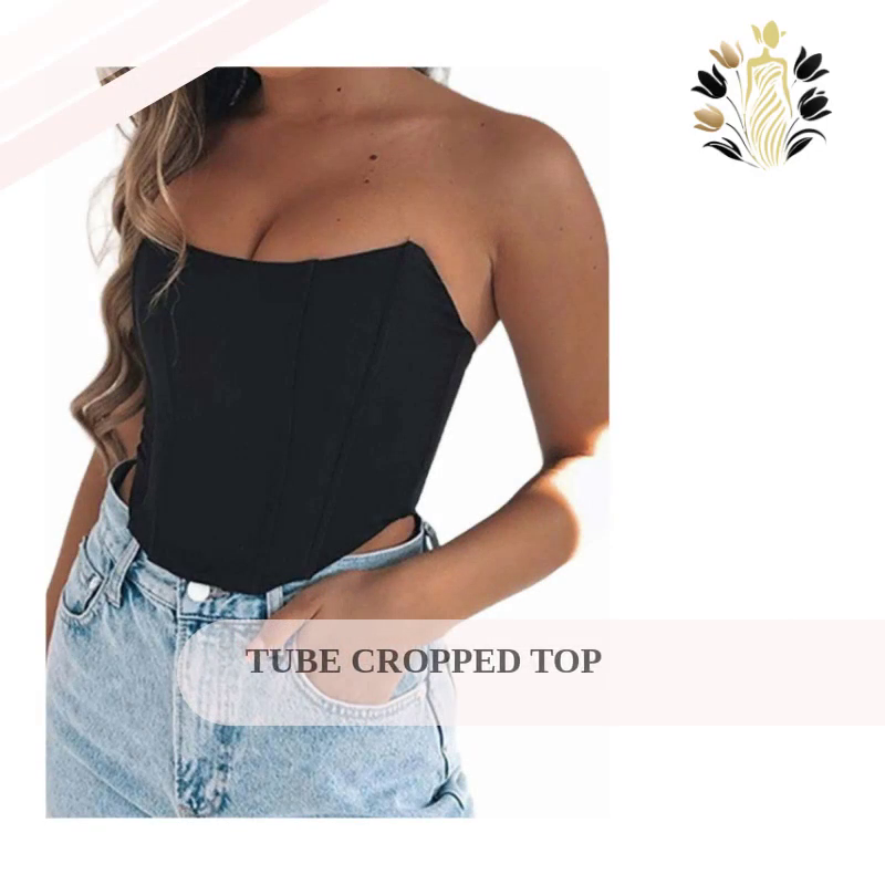 Tube Cropped Top by@Outfy